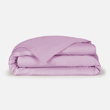 Capa de edredão violeta bambu by Momo Cotton – tecido de cetim 300 fios, suave, respirável e sustentável.