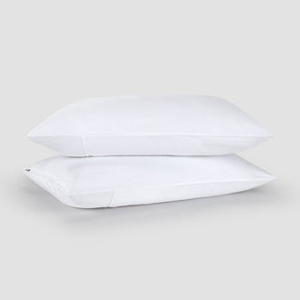 White bamboo bedding by Momo Cotton – 300 thread count satin fabric, soft, breathable and sustainable.