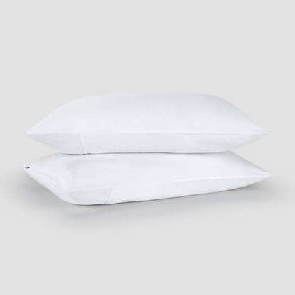 Branco bambu roupa de cama by Momo Cotton – tecido de cetim 300 fios, suave, respirável e sustentável.